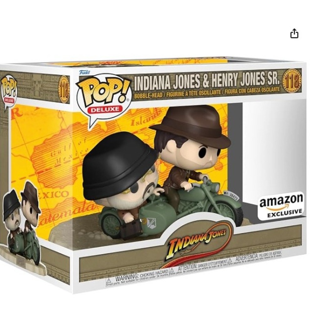 Funko POP! Ride Indiana Jones & The Last Crusade Indiana Jones & Henry Jones Sr